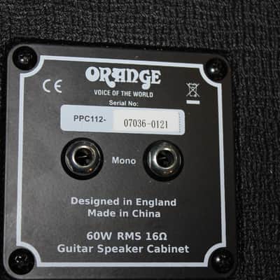 Orange PPC112/ with New Celestion Alnico Cream Back (8 Ohm 90 Watts) image 5