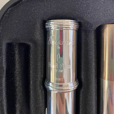 Mint Open Box Pearl Belsona PF200 Student Flute; with ABS Hardshell Case, Cleaning Rod image 3