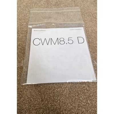 Bowers & Wilkins CWM8.5D - Wall Mount - White - Like New w/ Original Box image 2