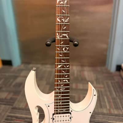 Ibanez JEMJR-WH Steve Vai Signature with Jatoba Fretboard 2018 - Present - White image 10