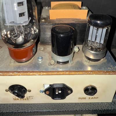 Marshall 1966  JTM 45 no reissue Echter Alter Marshallamp VINTAGE 1966 - schwarz image 12