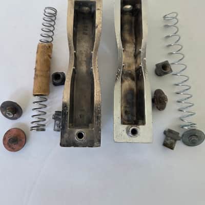 2 Ludwig Clubdate bass tension lugs 50's-60's,nob image 7