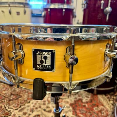 Sonor S Class Pro 10"-12"-14"-20" + 14" Snare - Natural Maple image 7