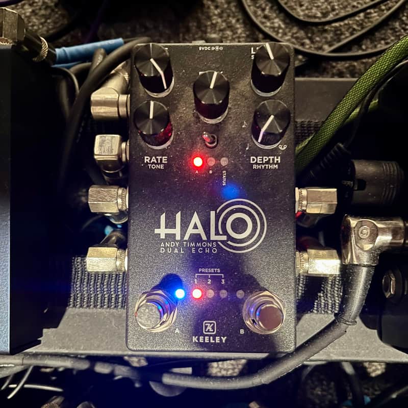 Keeley Halo Andy Timmons Signature Dual Echo 2022 - Present - Black image 1