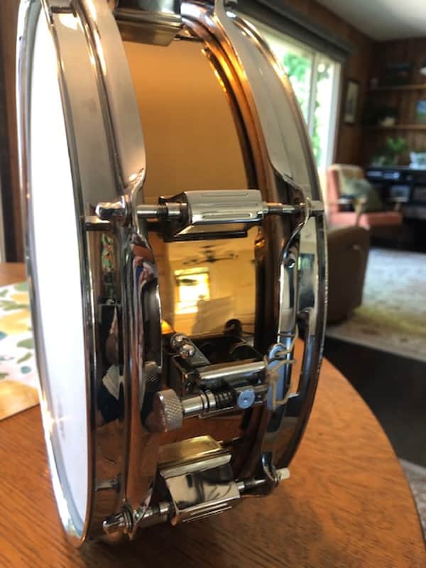 Ludwig LB553 Bronze Piccolo 3x13" 8-Lug Snare Drum 1991 - 2008 - Clear-Lacquered Bronze image 1