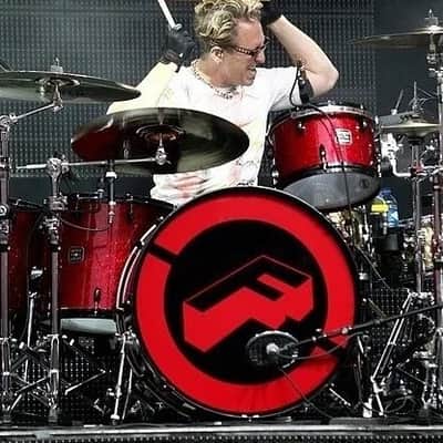 Mark Schulman's P!NK Funhouse Tour Gretsch USA Drum Set - Red Cracked Ice, Plus Extras image 15