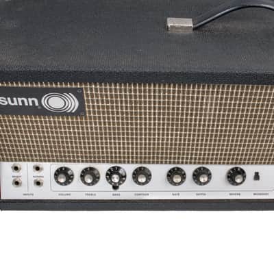 Sunn - 1200S Bass Amp Head w/Cover and Footswitch VINTAGE image 2