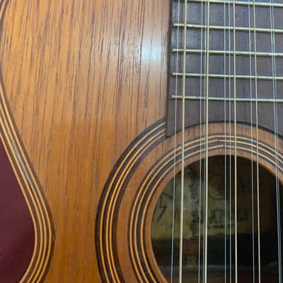Raffaele Calace Italian folk guitar 1890 - Natural Wood! image 13