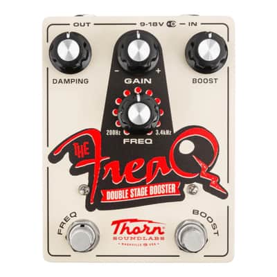 Thorn Soundlabs The Freaq Flexible Double Stage Booster Guitar Pedal for Targeted Frequency Boost or Cut image 1