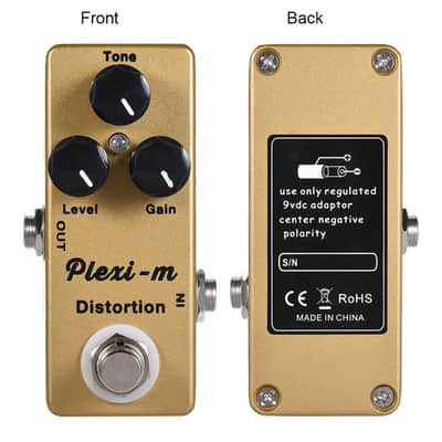 Mosky Audio Plexi-m Guitar Distortion Mini Effect Pedal with True Bypass Switch (Price includes the import duty for US buyer) image 5