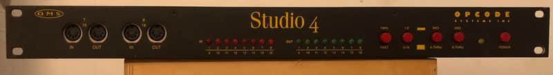 Opcode Studio 4 8-port MIDI interface with SMPTE around 1990 image 1