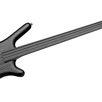 Warwick RockBass Corvette $$, 4-String, Fretless - Nirvana Black Transparent Satin image 14