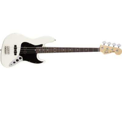 Fender American Performer Jazz Electric Bass Guitar, Rosewood Fingerboard, Arctic White image 12