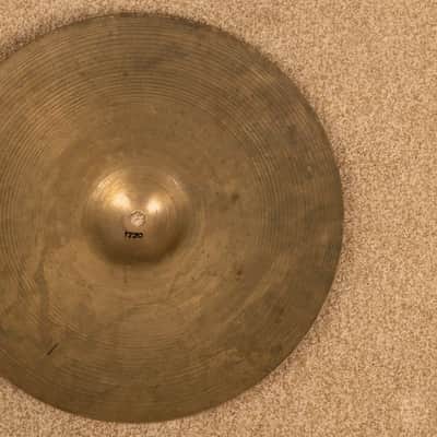 1960s Zildjian A 15" Hi Hat Cymbal 1220g image 5