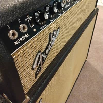Fender 1965 Bandmaster Blackface Pre-CBS 40W Head & 2x12 Cab w/Original Covers image 11