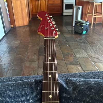 Fender 2019 MIJ Candy Apple Red left handed Jazzmaster 60’s Traditional 2019 - Candy Apple Red image 3