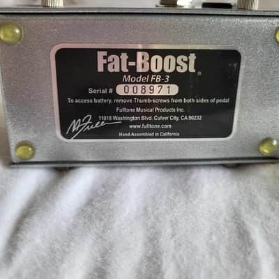 Fulltone Fat Boost FB-3 2010s - Silver image 4
