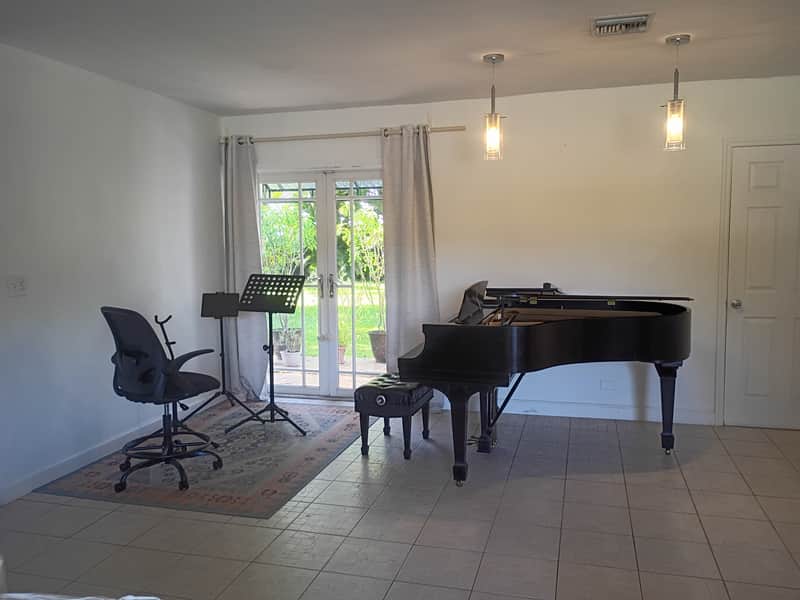 Steinway&Sons Model M Grand Piano – 5'7 1964 - Black Mate image 1