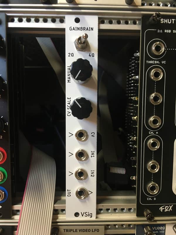 Visible Signals Gainbrain VCA Eurorack LZX Video Synthesizer image 1