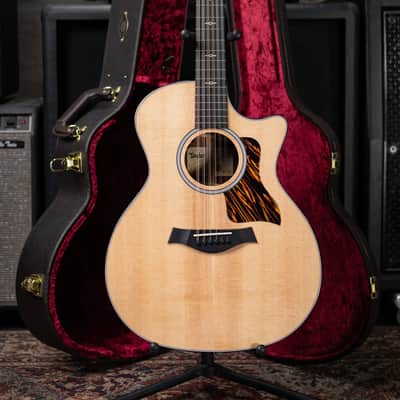 Taylor 454ce 12-String Grand Auditorium Acoustic/Electric Guitar Natural with Hardshell Case image 13