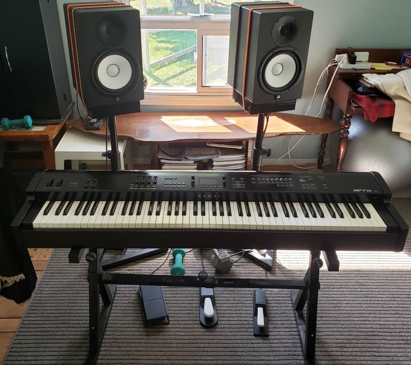 Kawai MP7SE 88-Key Digital Stage Piano 2018 - Present - Black image 1