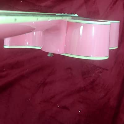 Daisy Rock 6260 Acoustic Guitar Pink 3/4 scale image 7