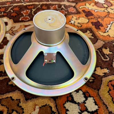 Pair Vintage 1960s WEM Watkins Vox AC10 AC4 Elac Alnico 10N/94 8ohm 10" Speaker image 2