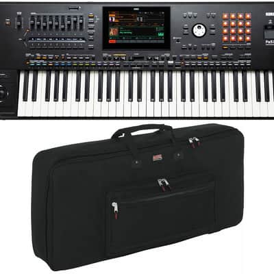 Korg PA5X61 61-Key Pro  Keyboard / Arranger With Color Touch Screen + Gator GKB-61 Case