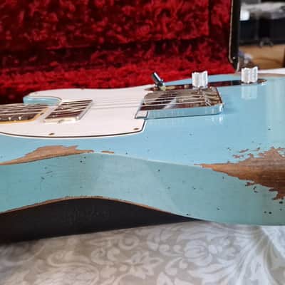 Fender Custom Shop '67 Telecaster Heavy Relic Daphne Blue American Vintage USA 1967 60s Reissue electric guitar image 8
