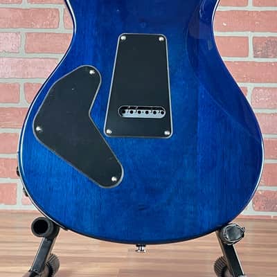 PRS SE Custom 24 Semi-hollow Piezo Electric Guitar - Lake Blue image 9