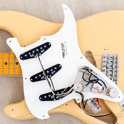 2022 Fender American Vintage II ‘57 Stratocaster Left-Handed Vintage Blonde w/ Case, Hangtags, COA image 20