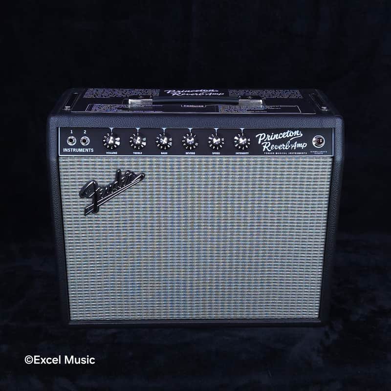 Fender '65 Princeton Reverb Reissue 12-Watt 1x10" Guitar Combo - Black (Mint demo unit) image 1