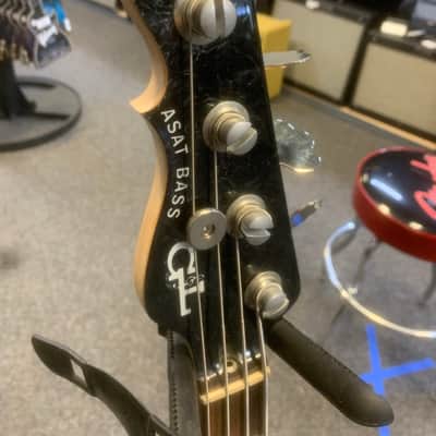 G&L ASAT Bass Left Handed Black Swirl Rare image 12