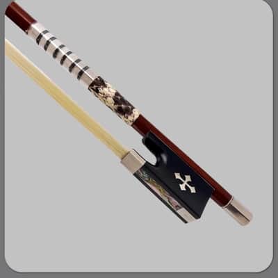 3pcs NEW 4/4 Size Pernambuco Violin Bow Good Balance Natural Mongolian Horse hai image 1