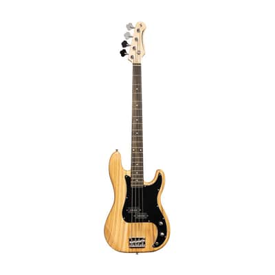 Stagg "P" Style Electric Bass Guitar - Natural Finish with Paulownia Body and Maple Neck image 6