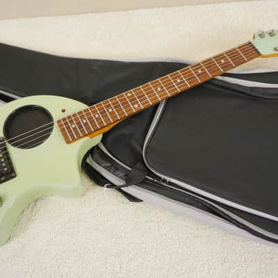 Fernandes ZO-3 Mint Green Travel Guitar w / Built-in Speaker image 24