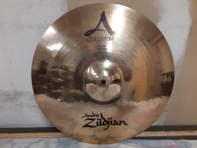 Zildjian 16" A Custom Crash Cymbal 1991 - Present - Brilliant image 1