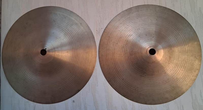 1970s Zildjian 8'' Mini Hi-Hat Cymbals image 1