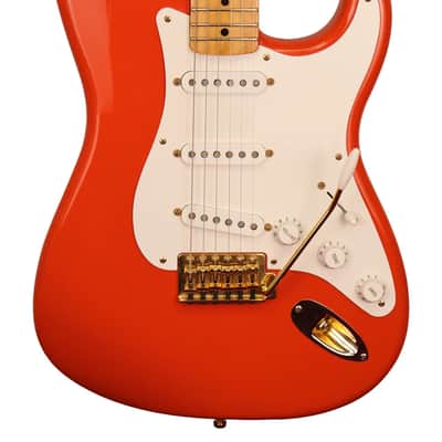 Fender Custom Shop Hank Marvin 40th Anniversary Stratocaster 1999 - Vintage Fiesta Red image 3