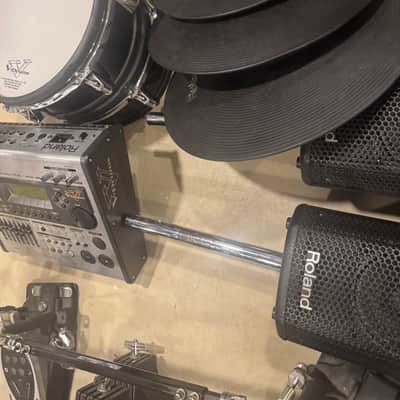 Roland TD-20 V-PRO 6 piece Drum Kit BLACK TD-20K w/All Cables image 2