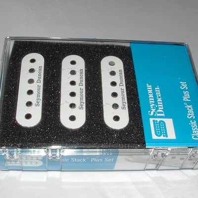 Seymour Duncan STK-S4 Classic Stack Set for Strat WHITE 11208-10-Wc - STK-S4 Classic Stack Plus Set image 1