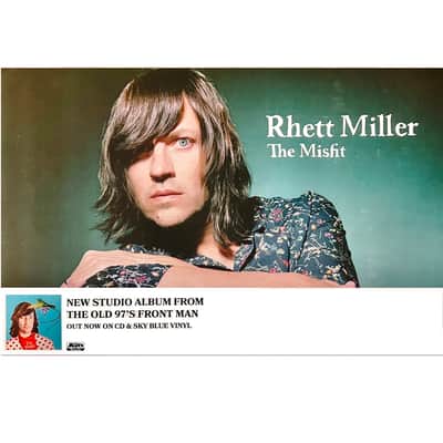 Rhett Miller - The Misfit 2022 Ltd Ed New RARE Tour Poster! The OLD 97's Alternative Country Indie Folk Rock image 2