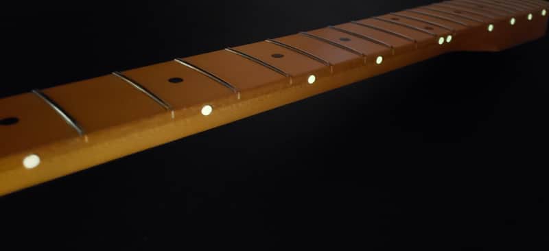 Neon Orange Small Circle Fret Markers image 1