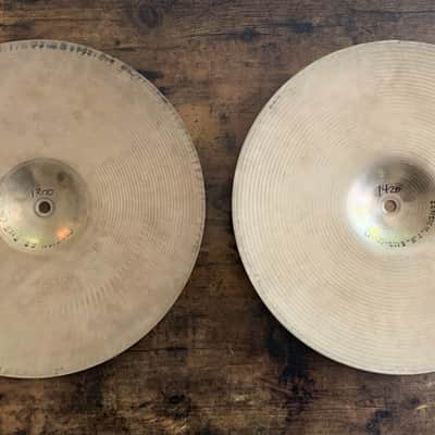 Zildjian Avedis 14” Brilliant Rock Hihat Cymbals image 2