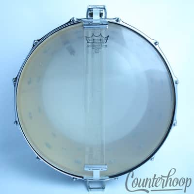 Slingerland 14x9"Magnum Snare Drum TDR 12-Lug 5ply Maple Chrome Wood Vintage 80s image 10