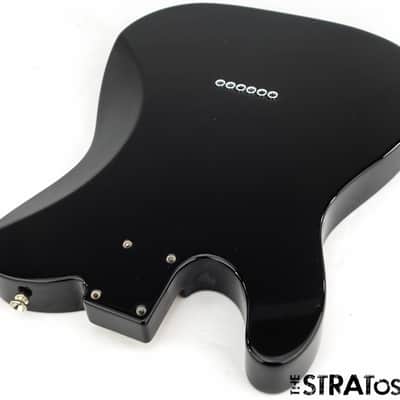 * Fender Standard HH Telecaster Tele BODY Guitar Parts Alder Black #873 image 4