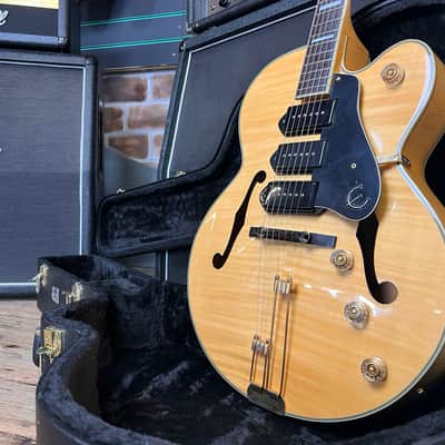 Epiphone Zephyr Blues Deluxe Natural 2004 Hollow Body Electric Guitar image 14