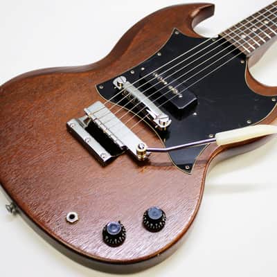 GIbson SG Junior "Large Guard" Early-70's - Natural **Amazing Player Ready to Go** image 4