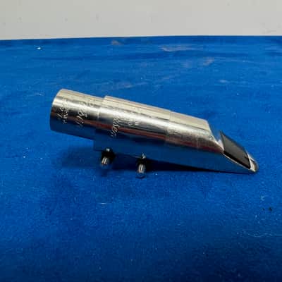 Vintage Berg Larsen Metal Alto Sax Saxophone Mouthpiece with Original Box Cap and Ligature 95/2 SMS image 3