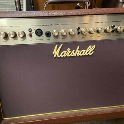 Marshall Acoustic Soloist AS50D 2-Channel 50-Watt 2x8" Acoustic Guitar Combo 2007 - Present - Brown image 4